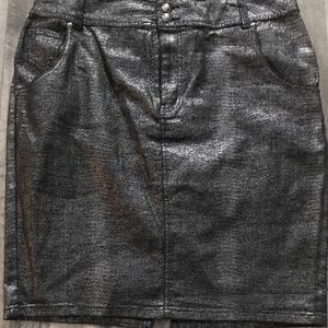 Denim gray Glitter skirt